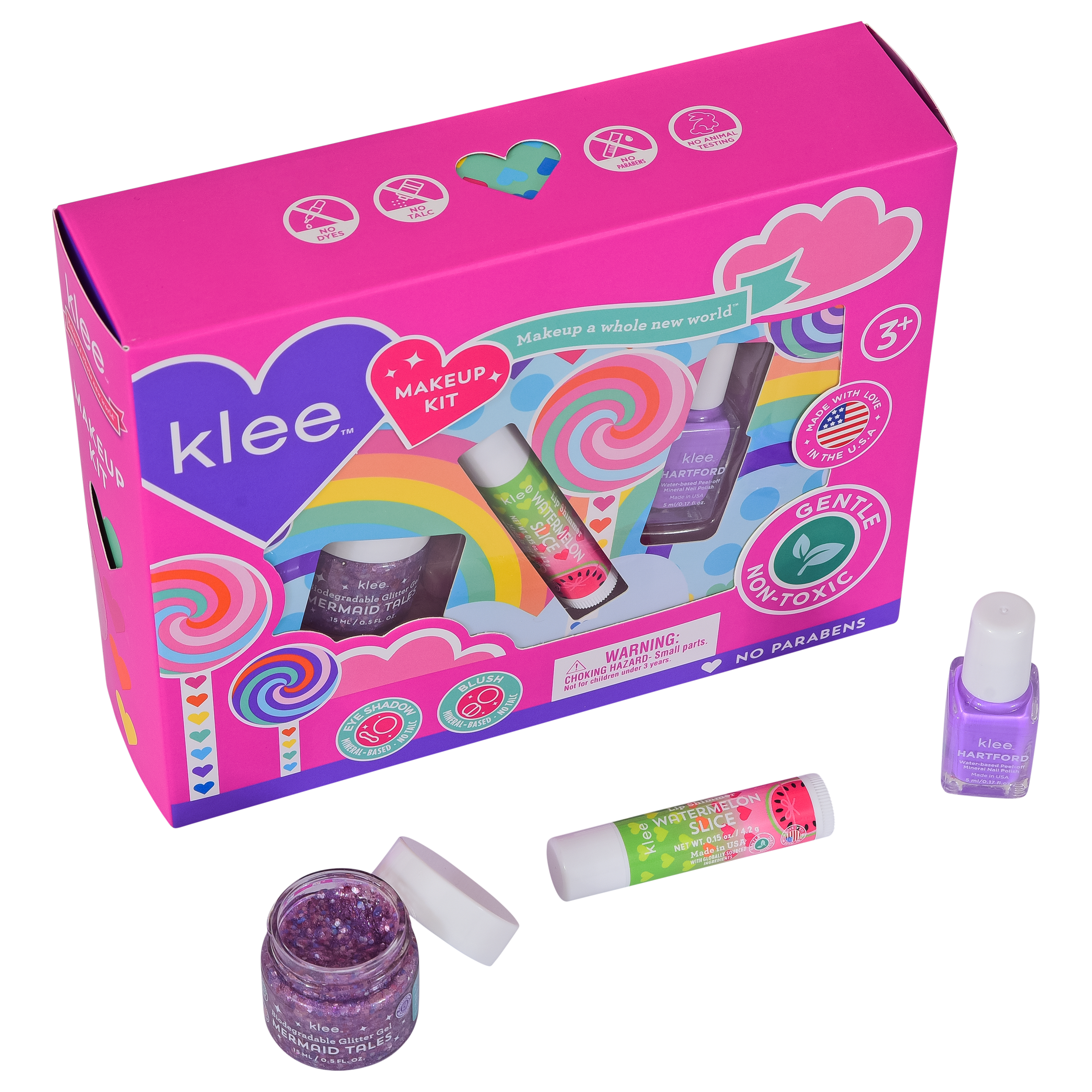 Image of Swirling Purple - Pinwheel Love Makeup Kit